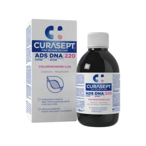 CURASEPT ADS DNA 220 - antybakteryjny płyn do płukania jamy ustnej z chlorheksydyną 0.20%, 200 ml