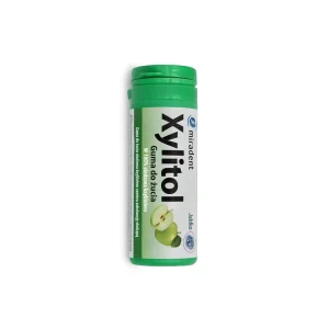 Miradent Xylitol Kids – guma z ksylitolem dla dzieci, zielone jabłko, 30 szt.