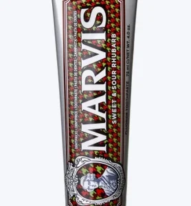 MARVIS Sweet & sour Rhubarb, 75 ml - pasta do mycia zębów o smaku mięty z nutą rabarbaru