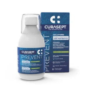 Curasept PREVENT prewencyjny płyn do płukania jamy ustnej przeciw chorobom dziąseł z colostrum, 300 ml