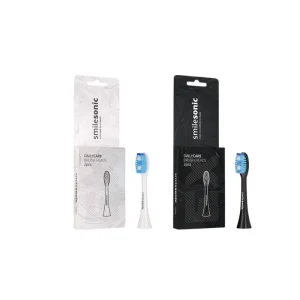 Smilesonic DailyCare Black + White 4 szt. – zestaw końcówek do EX, UP i GO