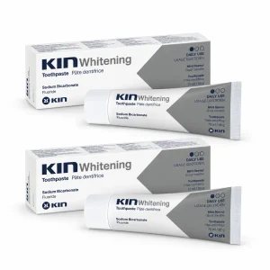 2x KIN Whitening 75 ml – wybielająca pasta do zębów na osad i przebarwienia